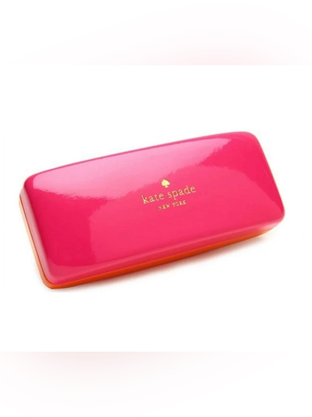 Pink kate spade glasses case like new (towel not included)